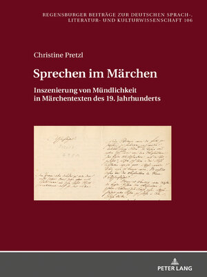 cover image of Sprechen im Maerchen